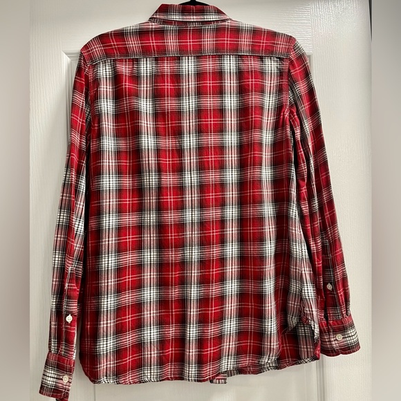 Lauren Ralph Lauren | Plaid Button-up Shirt - Red - Picture 2 of 5